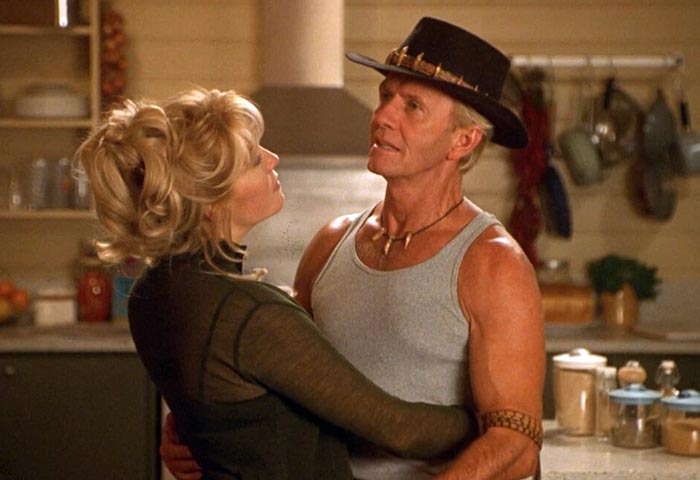 Пол Хоган в фильме Крокодил Данди в Лос-Анджелесе