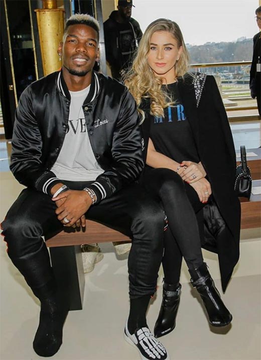 Поль Погба и жена Мария Зулай Салес