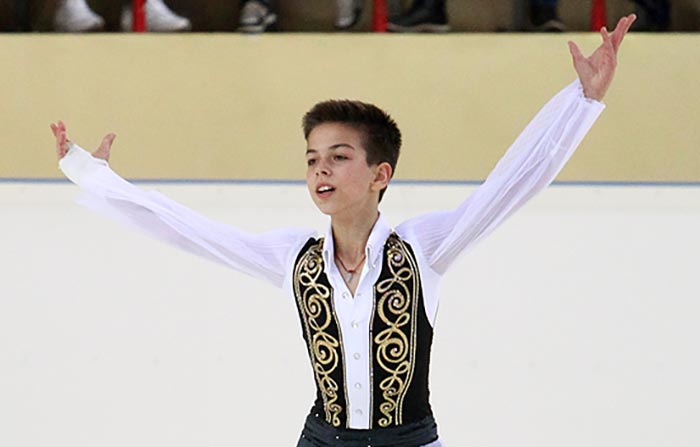 Петр Гуменник в детстве