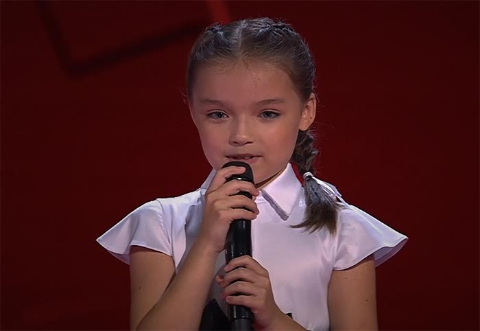 Александра Рожкова в шоу «Голос. Дети 12»