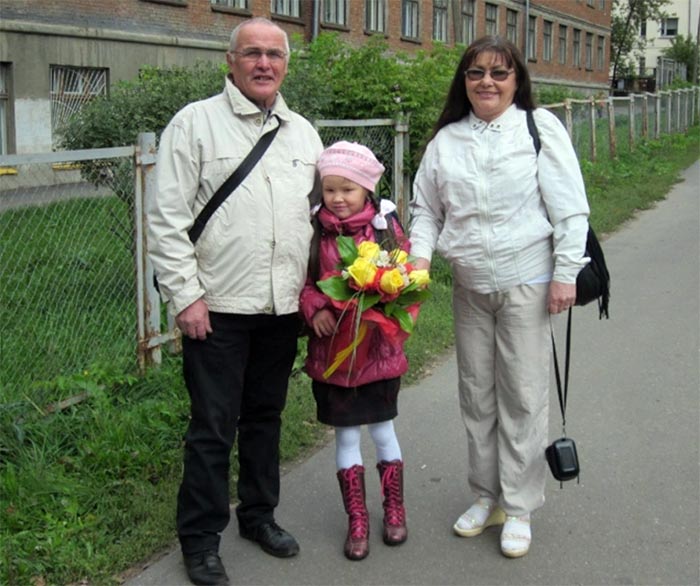 Анна Прокопьева и муж Николай