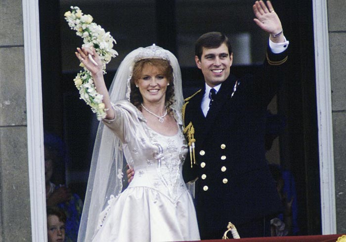 принц Эндрю и Сара Фергюсон