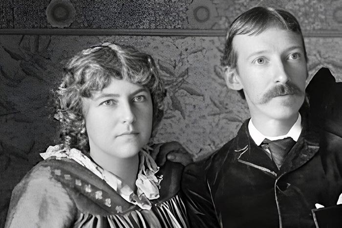 Роберт Льюис Стивенсон и Фанни Стивенсон