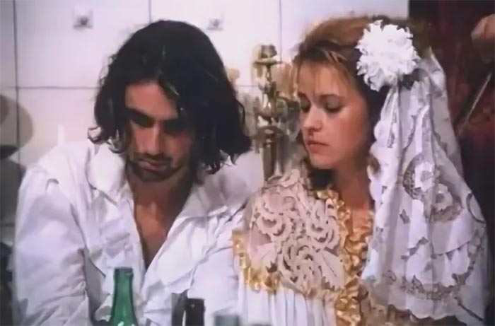 Руслан Кахруманов и Людмила Шевель в фильме Ночь грешников