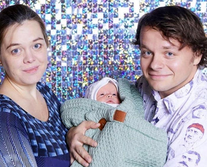 Сергей Друзьяк и Екатерина Бондарева с дочерью