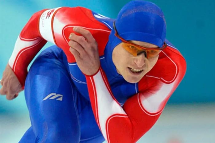 конькобежец Сергей Клевченя