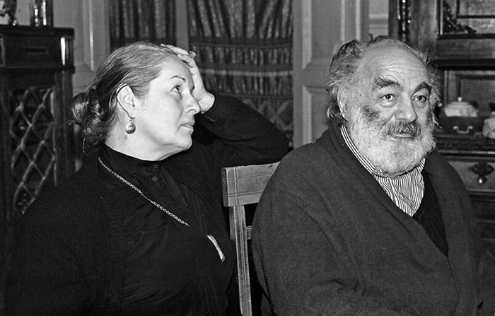 Сергей Параджанов и жена Светлана Щербатюк