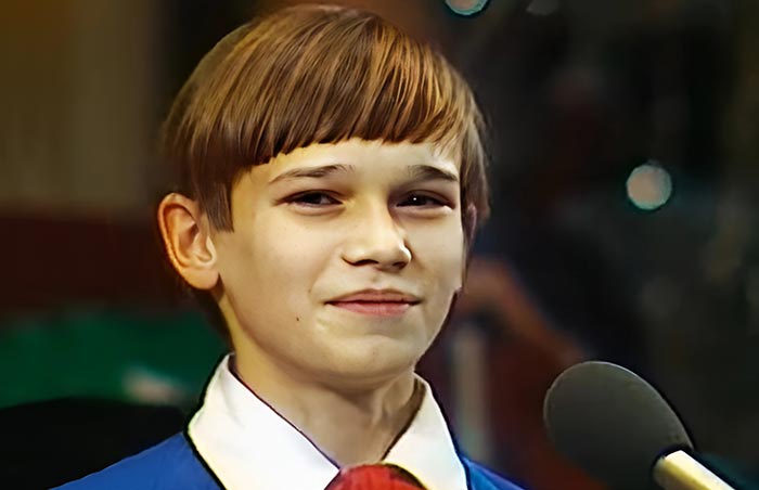 Солист Большого детского хора Сергей Парамонов