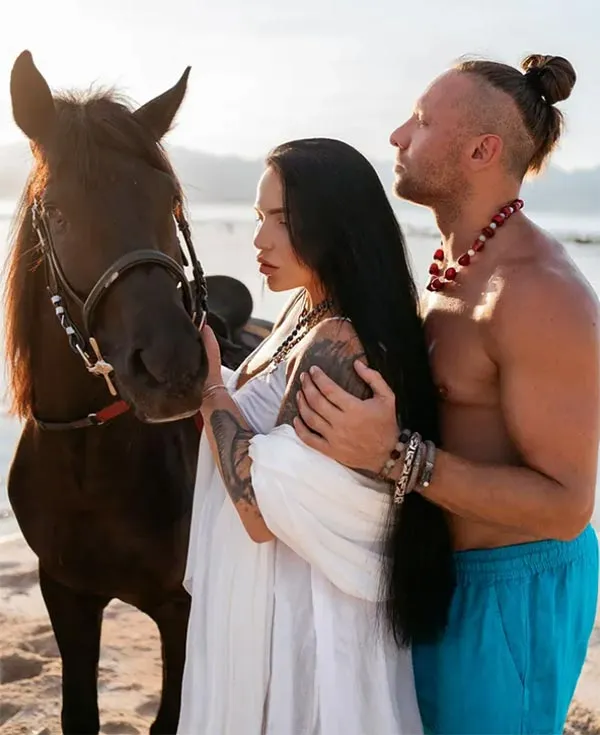 Сергей Руфлядко и бывшая жена Полина Книна