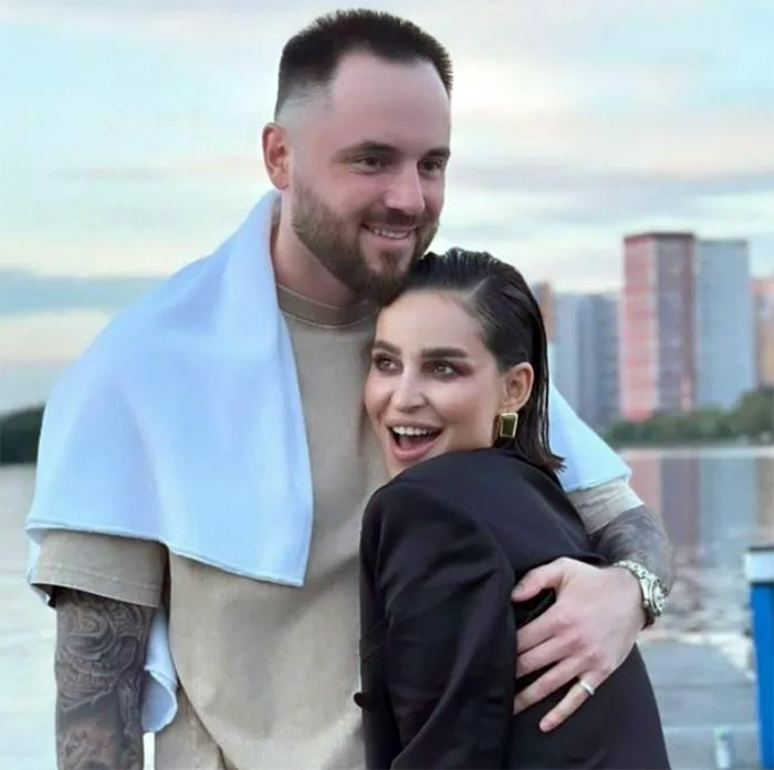 Севиль Велиева и муж Антон Гайворонский