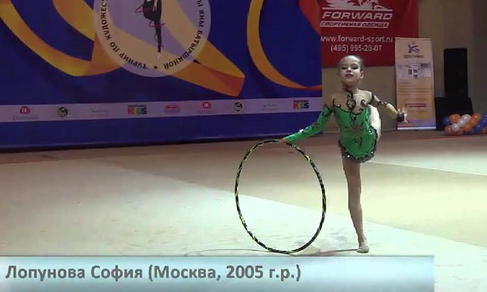 София Лопунова в детстве