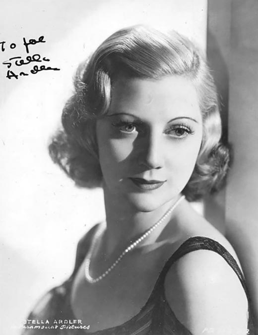 актриса Стелла Адлер