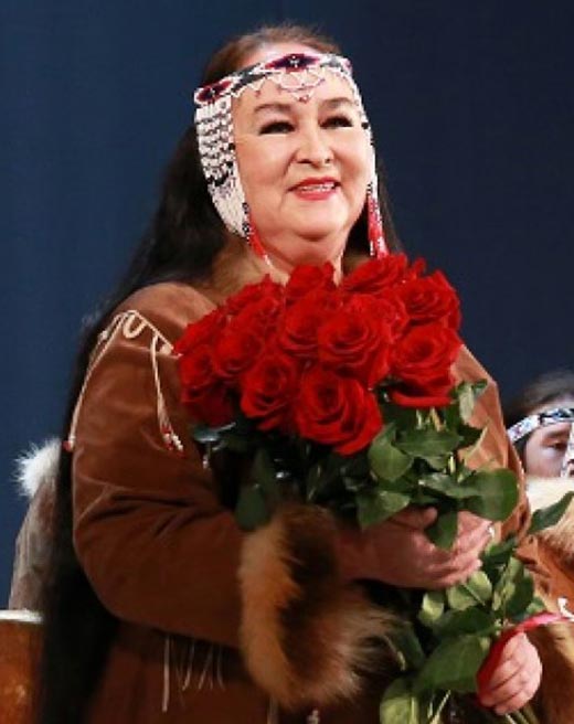 корякская танцовщица Татьяна Романова