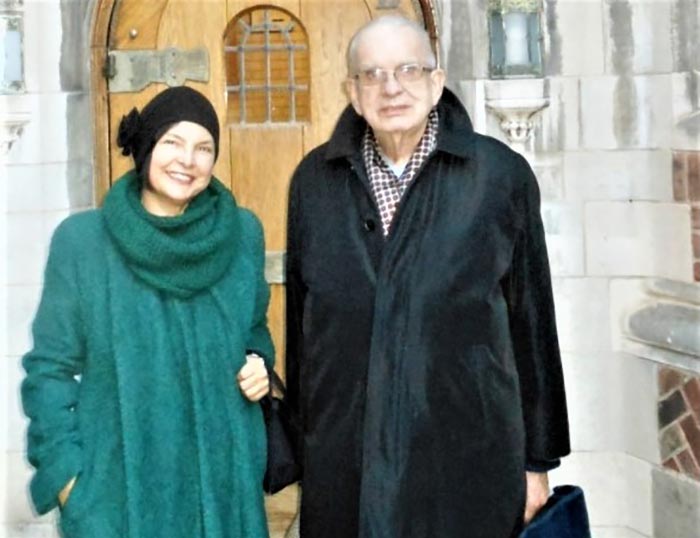 Татьяна Никитина и Томас Венцлова