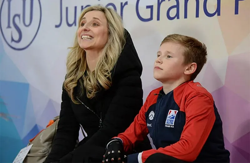 Татьяна Малинина и сын Илья Малинин