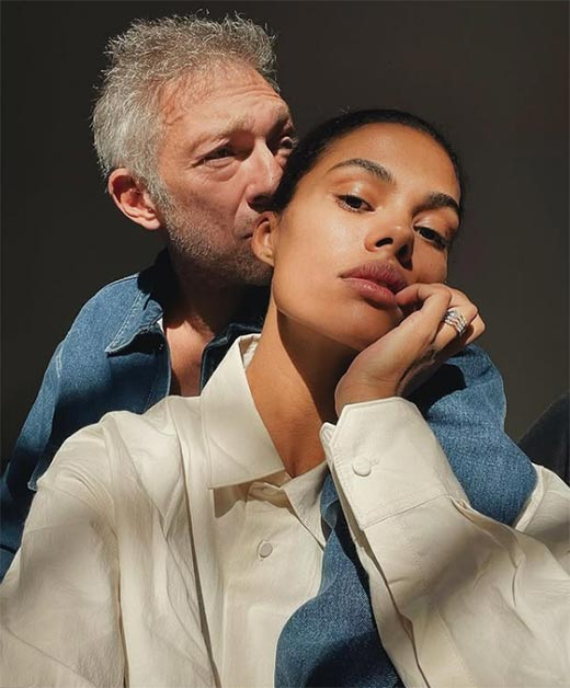 Тина Кунаки и Венсан Кассель