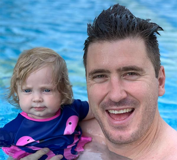 Тайрон Сьюард с дочерью