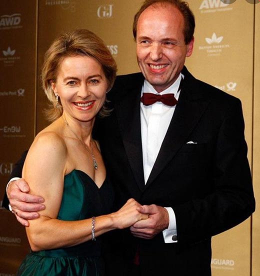 Урсула фон дер Ляйен с мужем