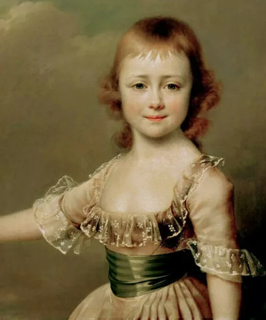 Великая княжна Екатерина Павловна в детстве