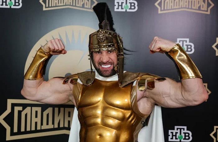 Владимир Вострецов в шоу «Гладиаторы»
