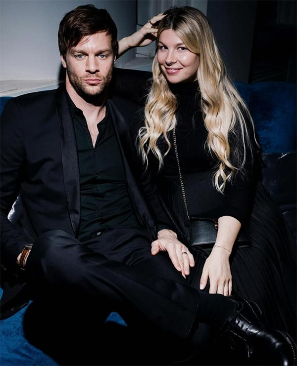 Вольфганг Черни и жена Виктория