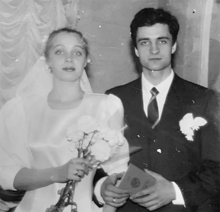 Юлия Зыкова и Андрей Чубченко в молодости