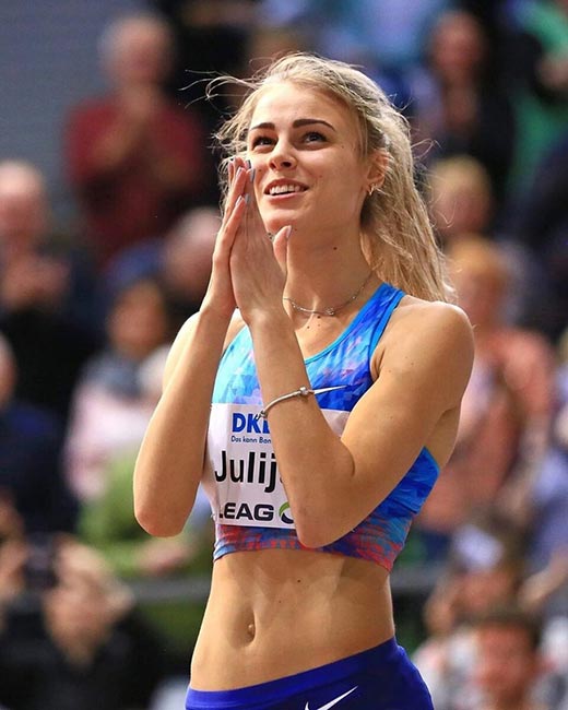 прыгунья в высоту Юлия Левченко