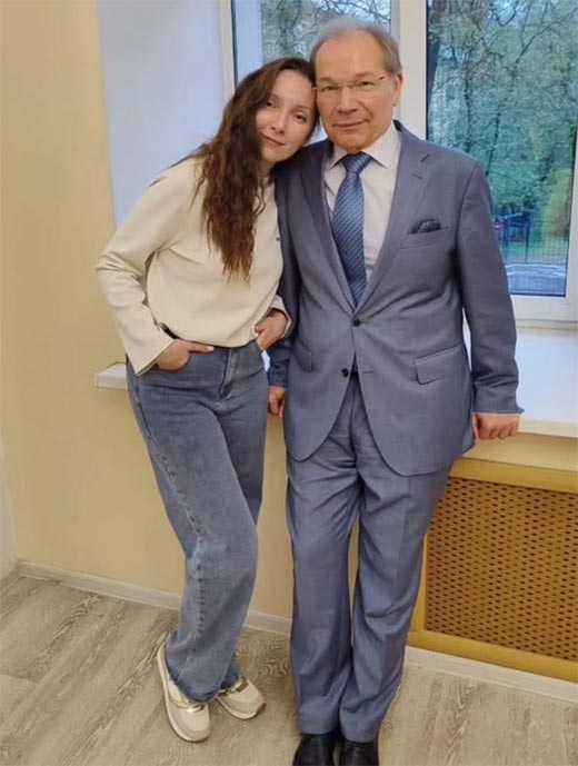 Юрий Розум и дочь Александра