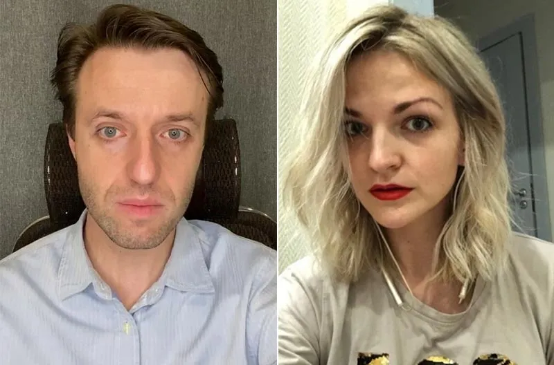 Сергей Вялов и жена Ксения Федорова
