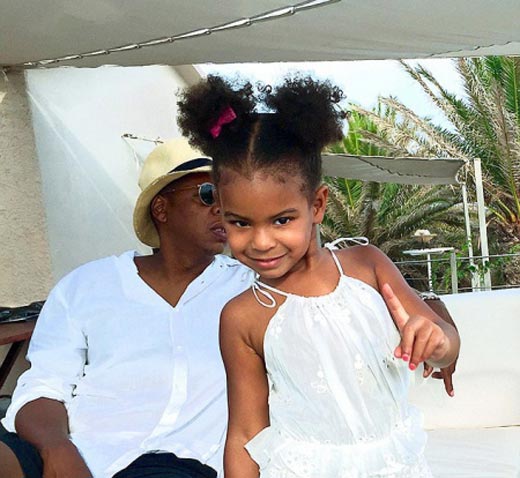 Jay Z с дочерью