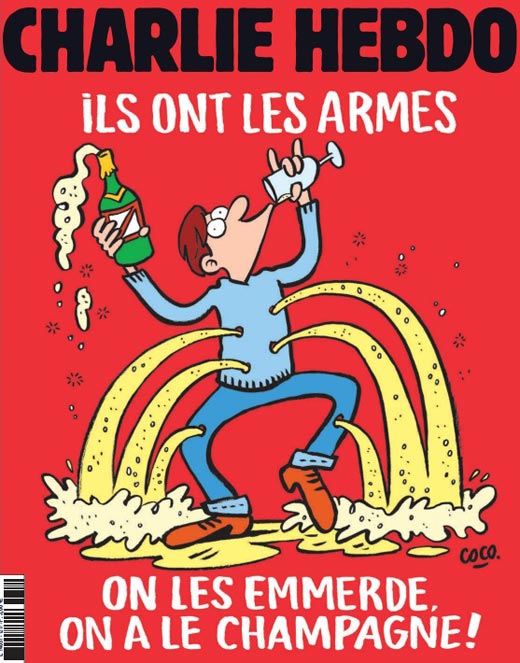 Charlie Hebdo карикатура привидения
