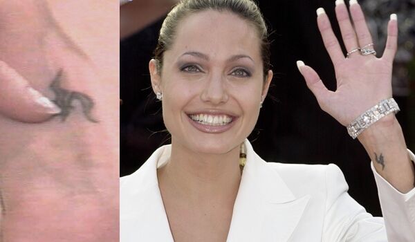 Анджелина Джоли запястье