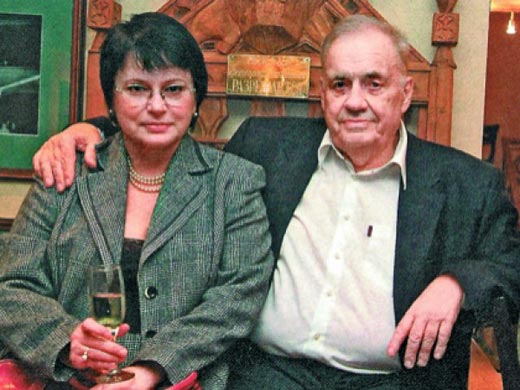 Эльдар Рязанов с дочерью