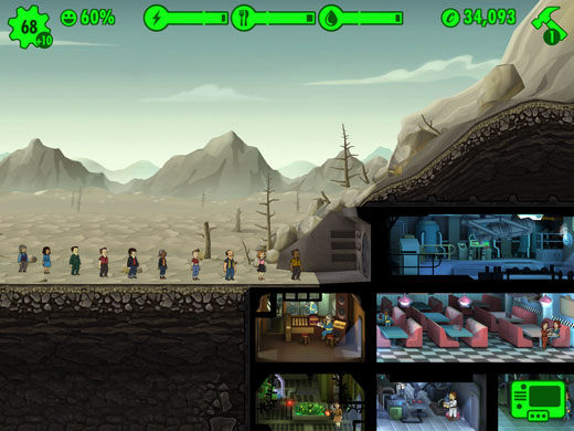 Fallout Shelter скриншот 1