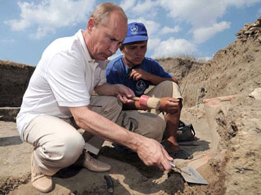 Путин археолог