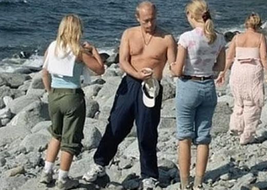 Путин с дочерьми