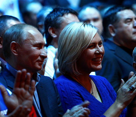 Наталья Рагозина и Владимир Путин