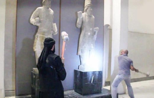 разграбление музея в Багдаде
