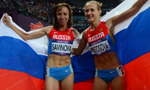 российские легкоатлеты