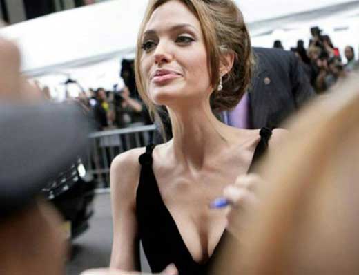 Анджелина Джоли анорексия