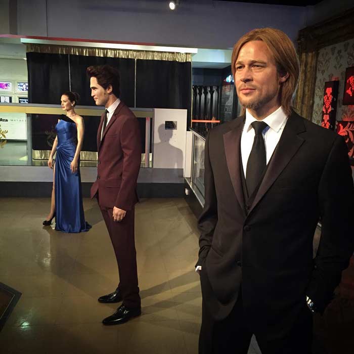 Питт и Джоли в музее Мадам Тюссо 2
