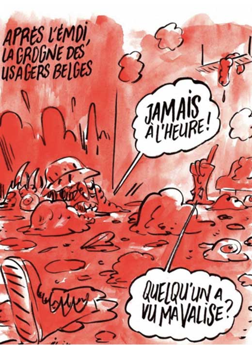 карикатура теракт Брюссель 3
