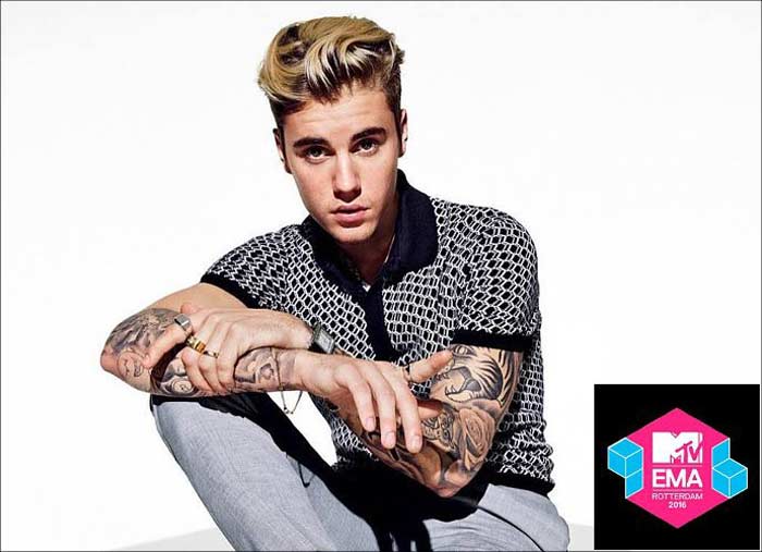 Джастин Бибер MTV EMA 2016