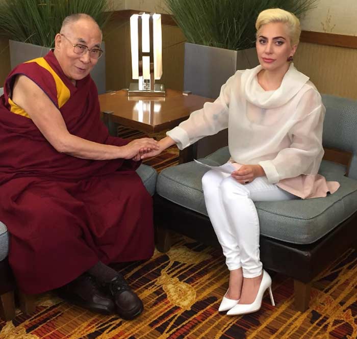 Леди Гага и Далай-лама