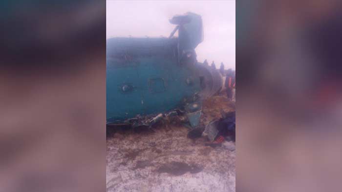 разбившийся на Ямале вертолет Ми-8