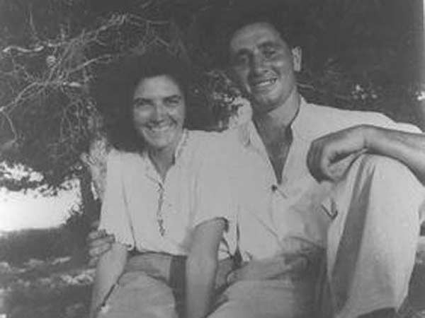 Шимон Перес и жена Соня