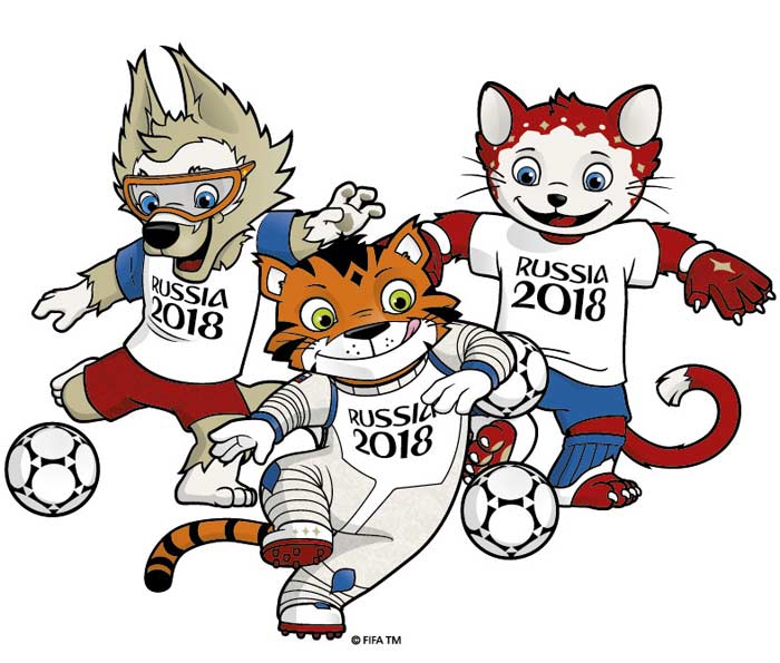 кандидаты на талисман чемпионата мира по футболу