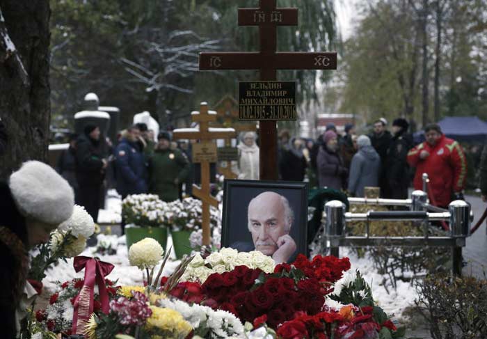 Похороны Владимира Зельдина