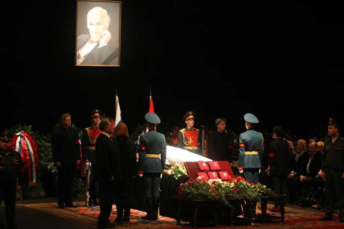 Похороны Владимира Зельдина 2