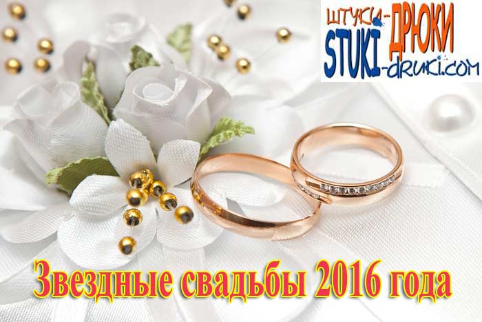 свадьбы знаменитости 2016